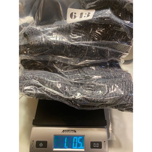 Pure Jill Textured Soft Light Knit Black White Flecks Crew Neck Pullover Size M - Picture 11 of 11